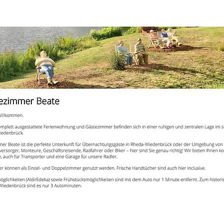 Gaestezimmer Beate Und Ferienwohnung Rheda Wiedenbrueck Екстериор снимка